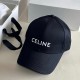 Classic CELINE Letter Embroidery Cotton Baseball Cap BQ0315