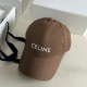 Classic CELINE Letter Embroidery Cotton Baseball Cap BQ0315