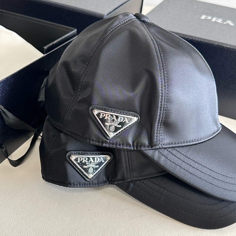 PRADA Side Metal Label Baseball Cap BQ2239