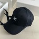 CELINE TRIOMPHE Embroidery Cotton Baseball Cap BQ2411