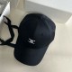 CELINE TRIOMPHE Embroidery Cotton Baseball Cap BQ2411