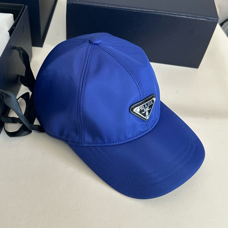 PRADA Metal Label Baseball Cap BQ2425