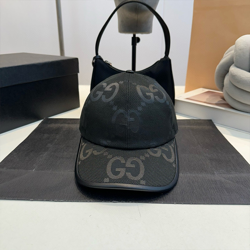 GUCCI High Quality Logomania Cotton Baseball Cap BQ2426