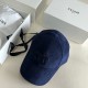 CELINE TRIOMPHE Patch Corduroy Baseball Cap BQ2473