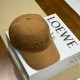 LOEWE Cotton Baseball Cap with Logo Embroidery BQ2484