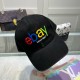 BALENCIAGA x Ebay Letter Embroidery Cotton Baseball Cap BQ2514