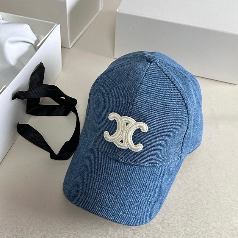 TRIOMPHE Patch CELINE Cotton Baseball Cap BQ2516