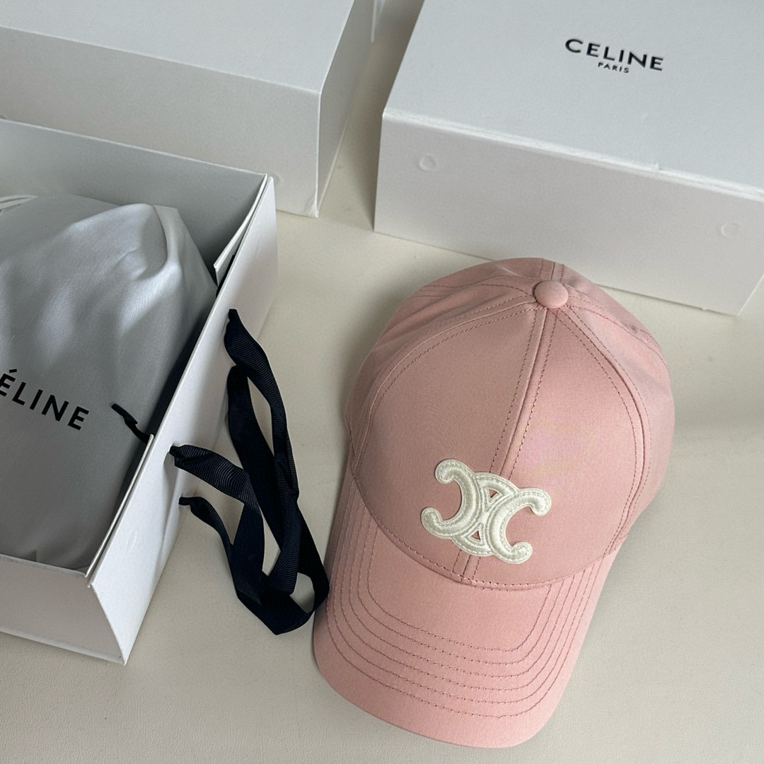 TRIOMPHE Patch CELINE Cotton Baseball Cap BQ2516