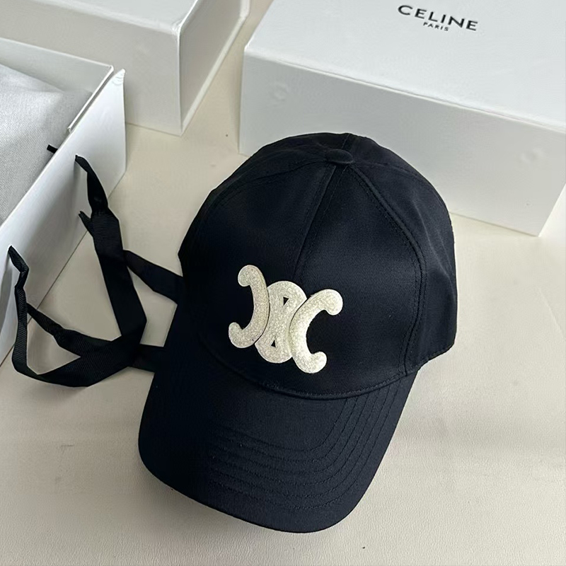 TRIOMPHE Patch CELINE Cotton Baseball Cap BQ2516