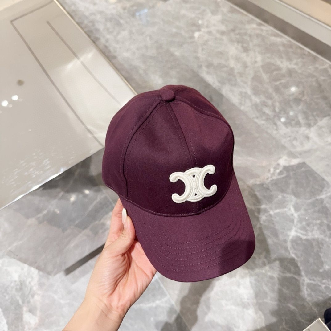 TRIOMPHE Patch CELINE Cotton Baseball Cap BQ2516