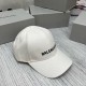 BALENCIAGA Letter Embroidery Cotton Baseball Cap BQ2517