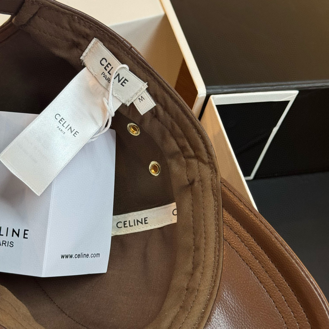 CELINE TRIOMPHE Patch Cortex Baseball Cap BQ2524