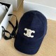 CELINE TRIOMPHE Patch Corduroy Baseball Cap BQ2525