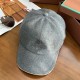 Loro Piana Logo Embroidery Wool Baseball Cap BQ3000