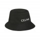 CELINE Letter Embroidery Cotton Bucket Hat YF0629