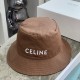 CELINE Letter Embroidery Cotton Bucket Hat YF0629