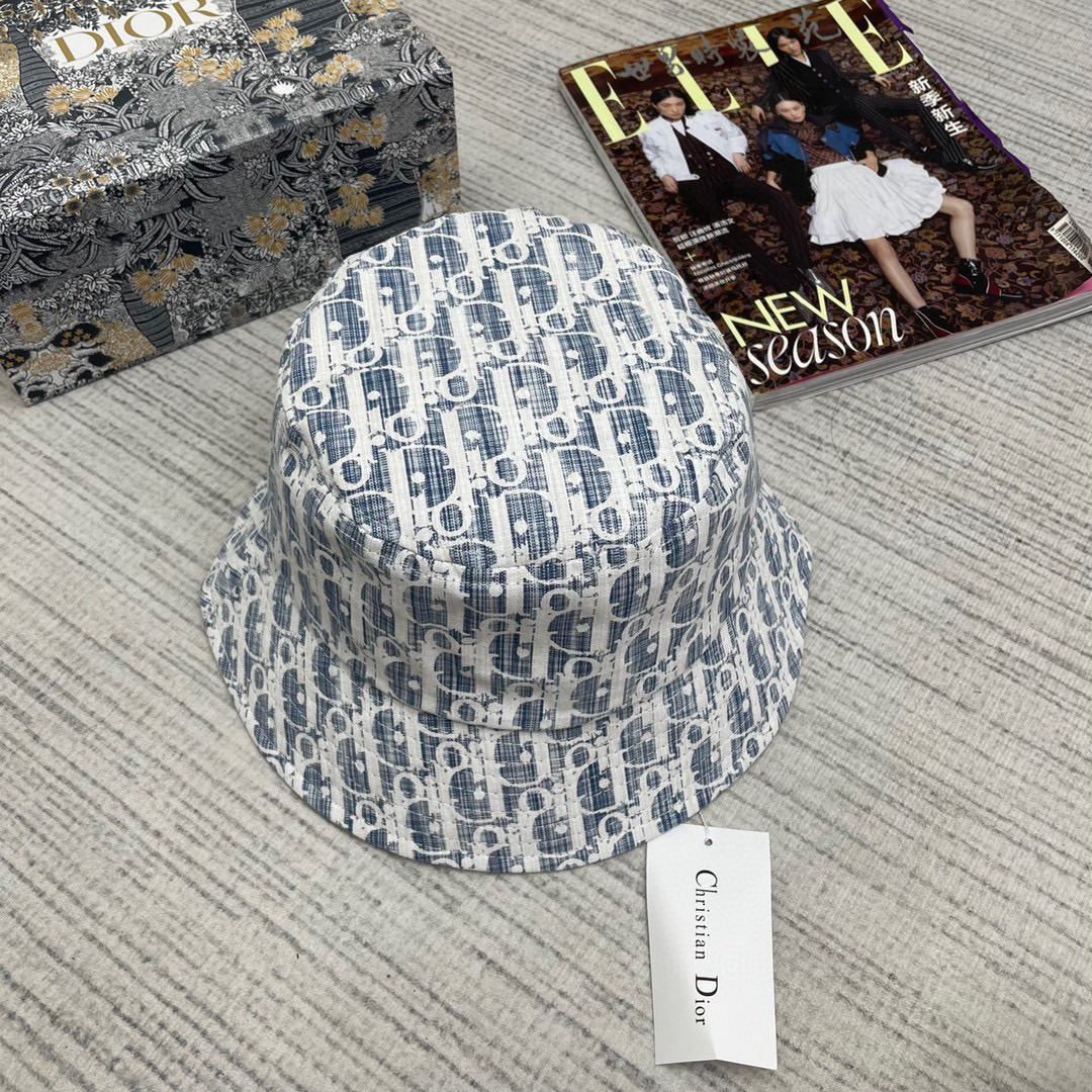 DIOR Logomania Cotton Bucket Hat YF1003