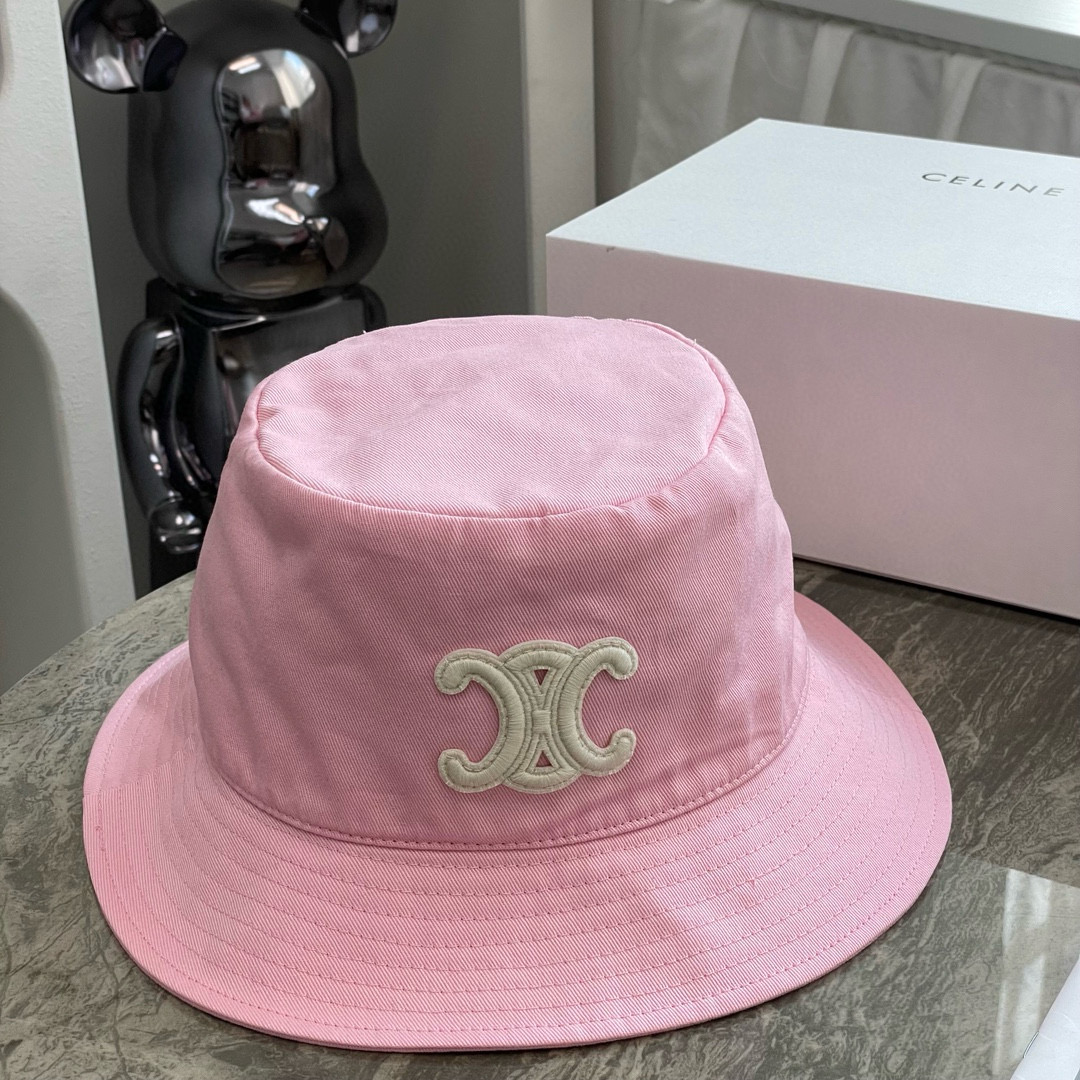 TRIOMPHE Patch CELINE Cotton Bucket Hat YF1294