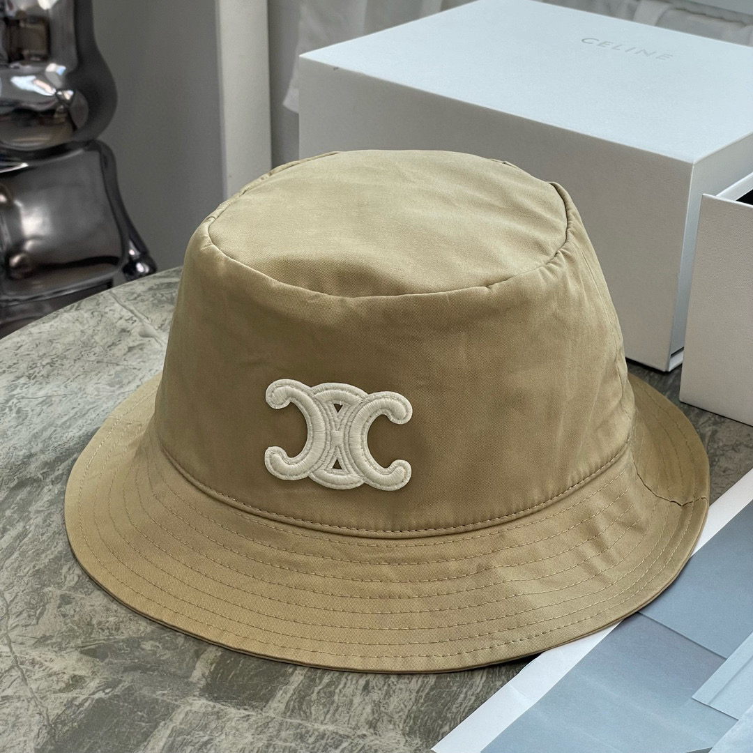 TRIOMPHE Patch CELINE Cotton Bucket Hat YF1294