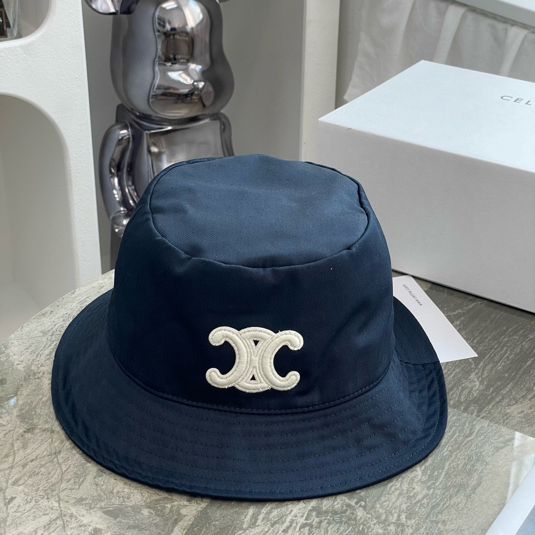 TRIOMPHE Patch CELINE Cotton Bucket Hat YF1294