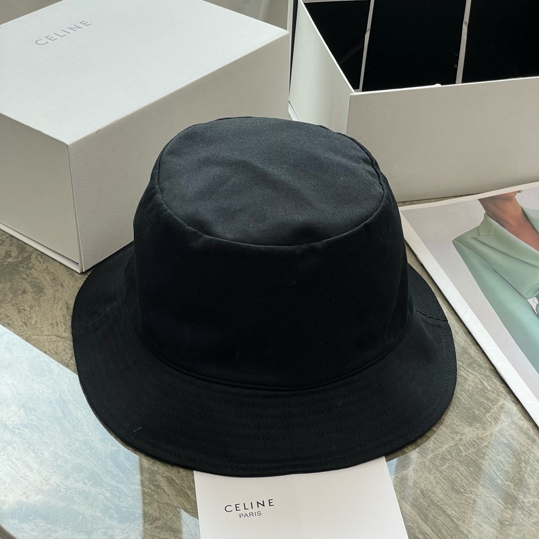 TRIOMPHE Patch CELINE Cotton Bucket Hat YF1294