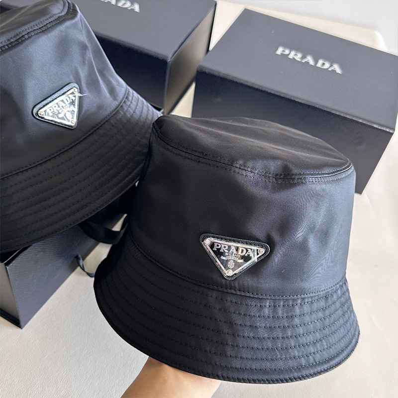 PRADA Metal Label Bucket Hat YF1309