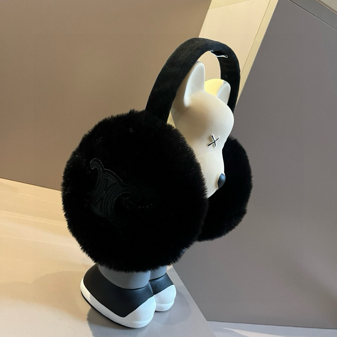 CELINE Velvet Warm Earmuffs For Womens OT0012