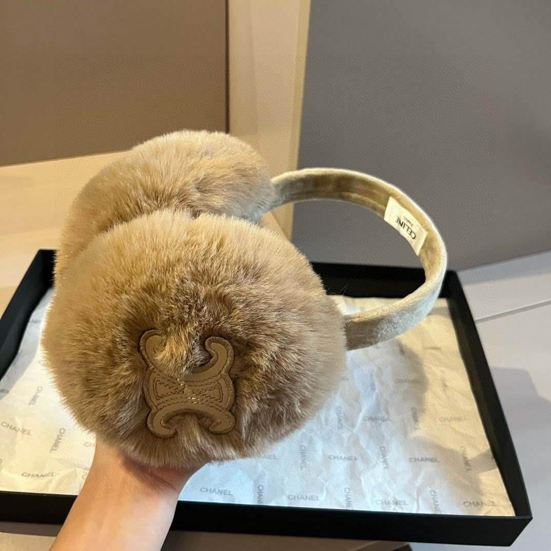 CELINE Velvet Warm Earmuffs For Womens OT0012