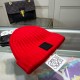 LOEWE Logo Patch Cotton Knitted Hat MX1375