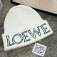 LOEWE Logo Embroidery Cotton Knitted Hat MX1412