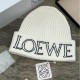 LOEWE Logo Embroidery Cotton Knitted Hat MX1412