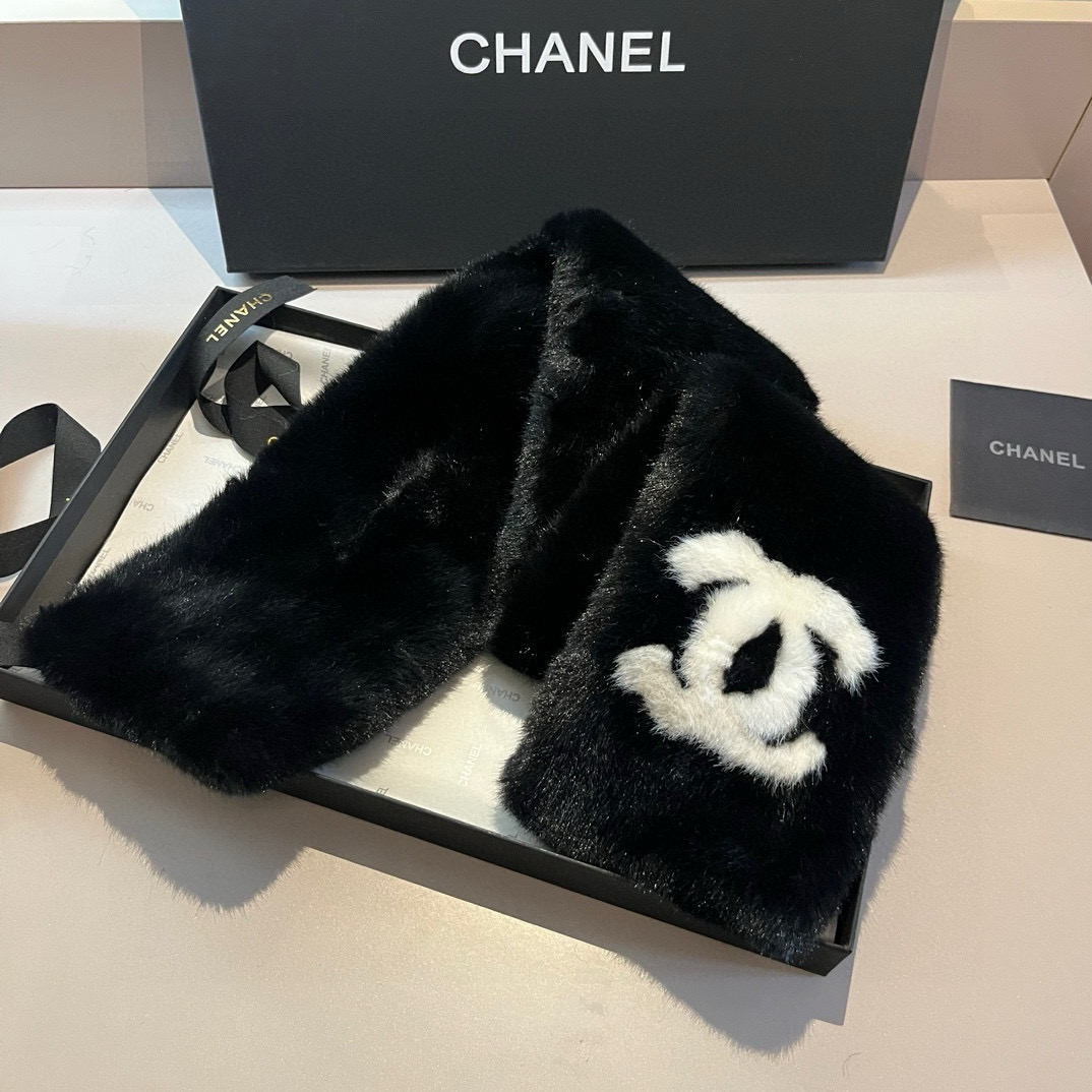 CHANEL Velvet Warm Scarf For Women WJ0224